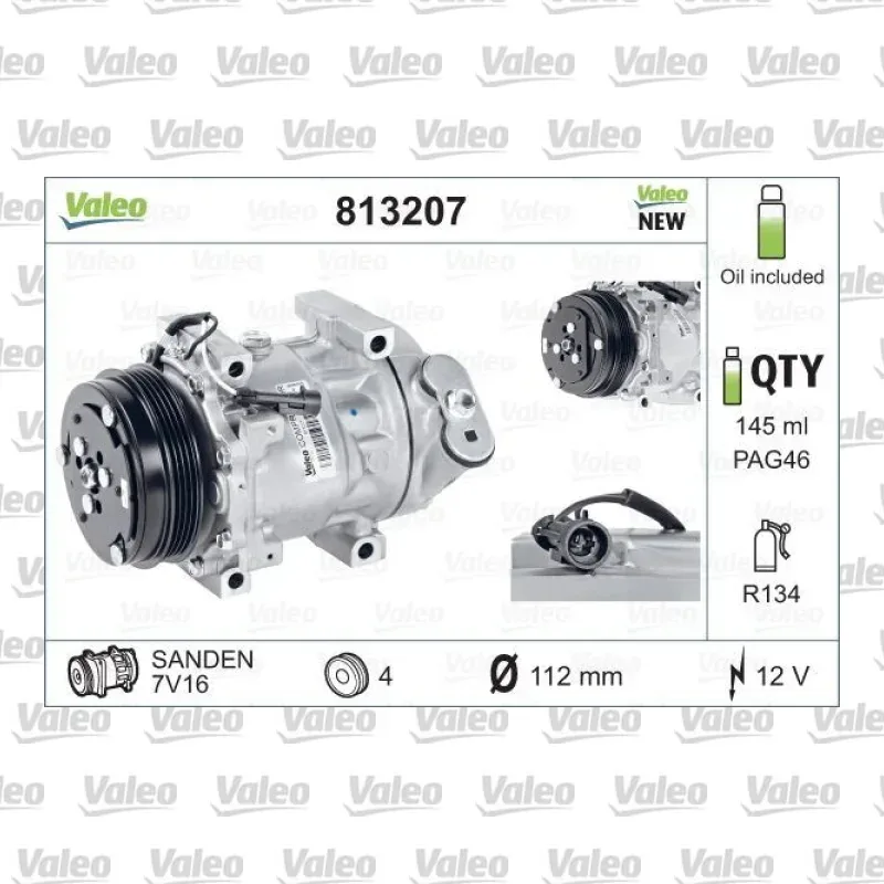 Klima Kompresörü VALEO 813207