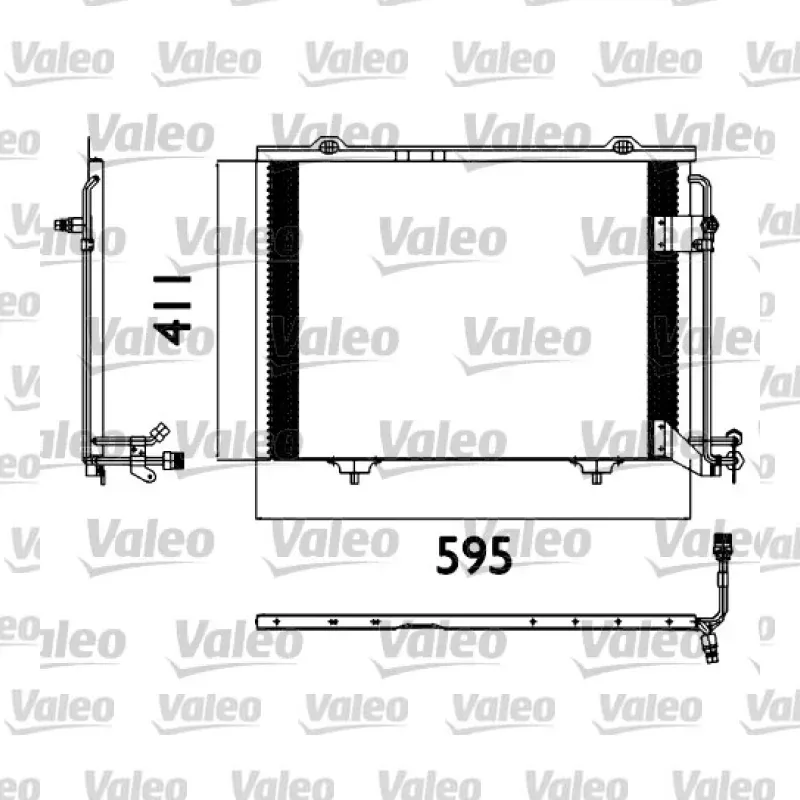 Klima Radyatörü VALEO 817562 – Mercedes-Benz C 200