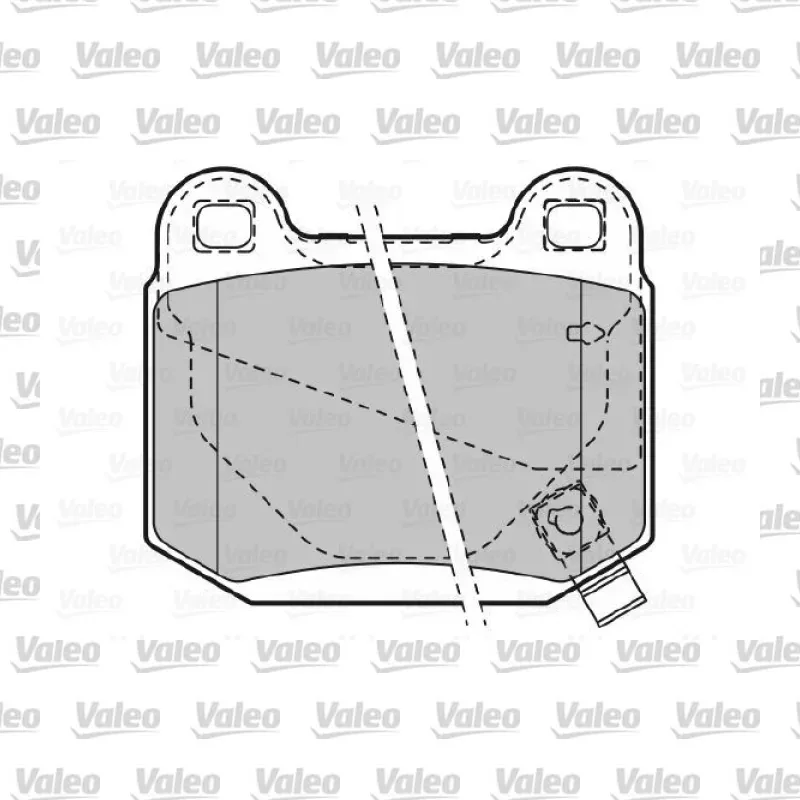 Mitsubishi Lancer 2.0 Arka Fren Balatası – VALEO 670914