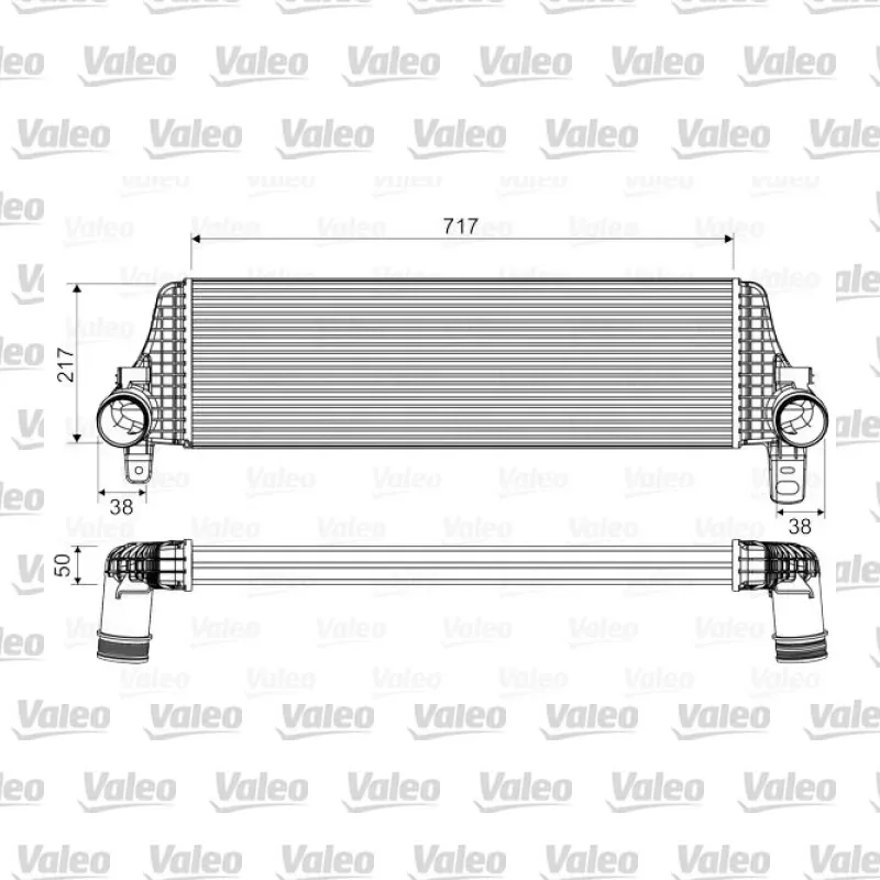 Volkswagen Transporter 2.0 TSI Turbo Radyatörü – VALEO 818659
