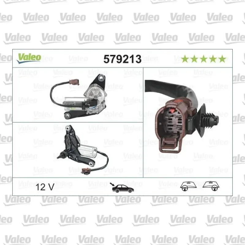 Silecek Mekanizma Motoru Arka VALEO 579213 – Peugeot 106