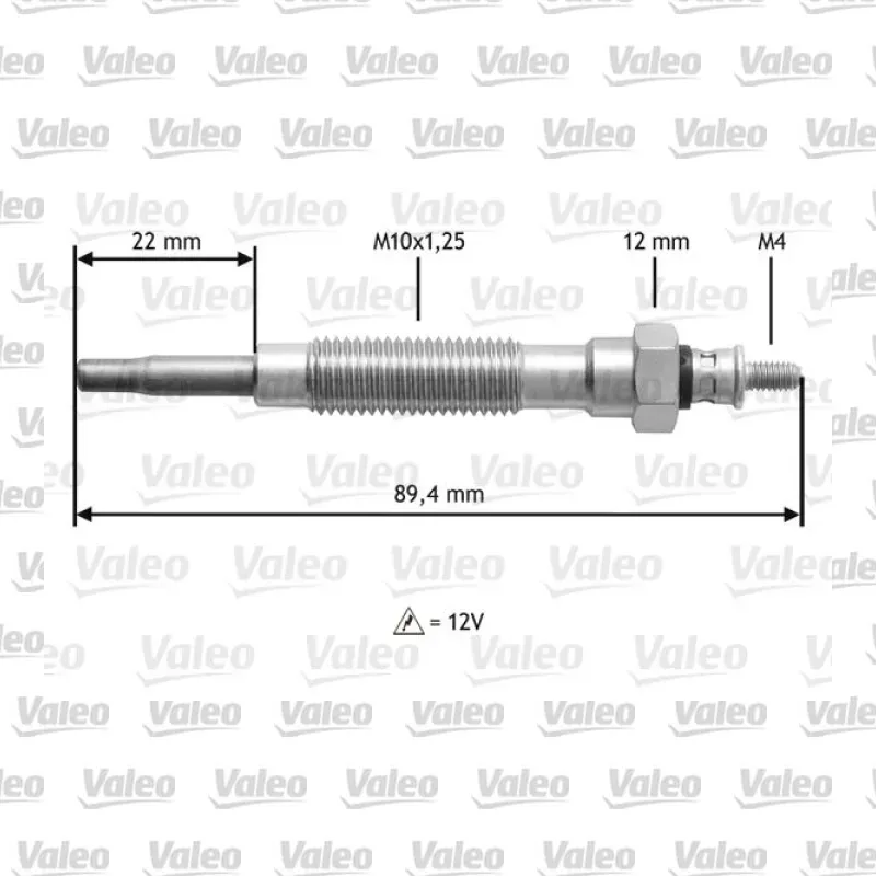 Mitsubishi Lancer 2.0 Isıtma Bujisi – VALEO 345149