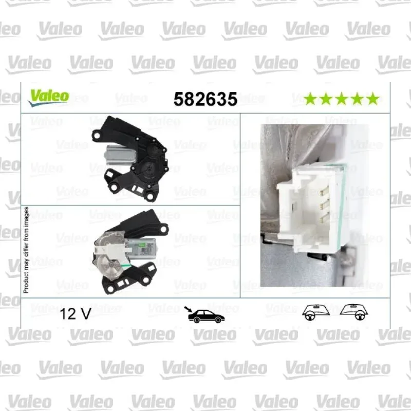 Silecek Mekanizma Motoru Arka VALEO 582635 – Peugeot / Citroen