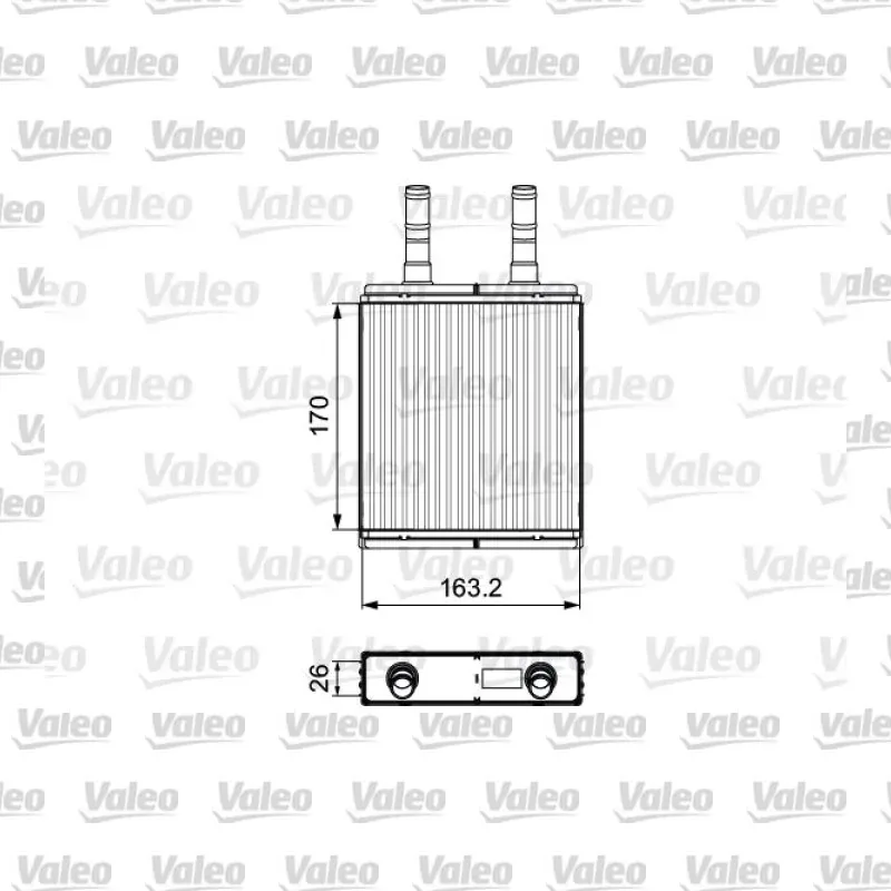Kalorifer Radyatörü VALEO 812409 – Hyundai Accent / Getz