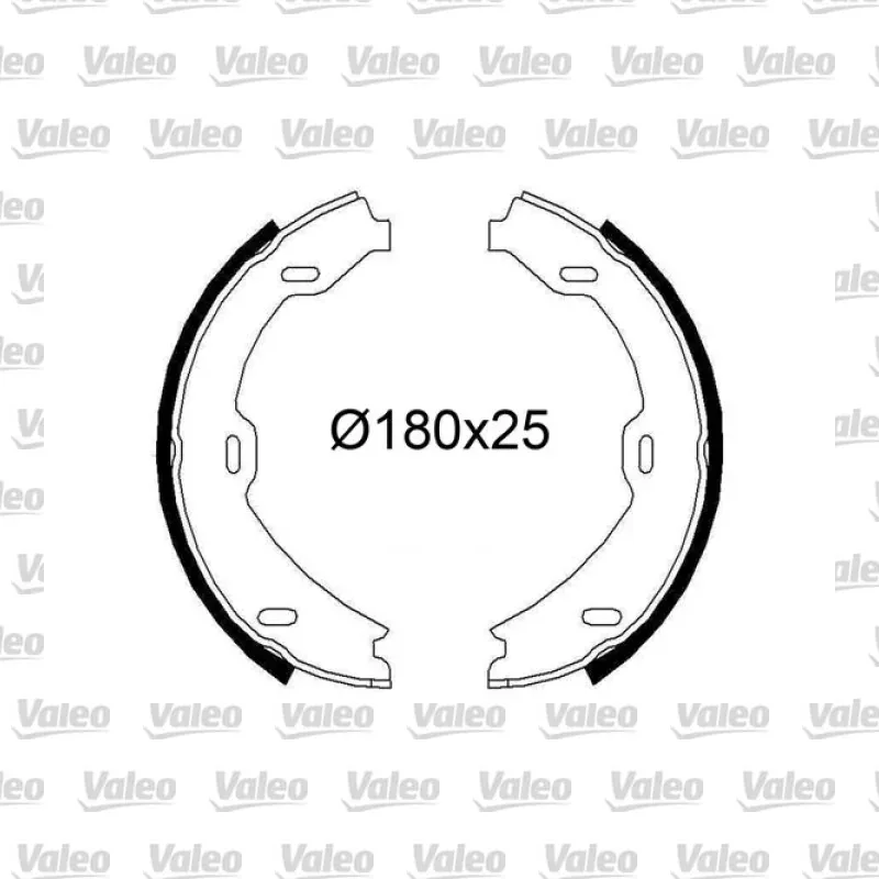 Fren Pabuçlu Balata Arka VALEO 564276 – Mercedes-Benz S 500