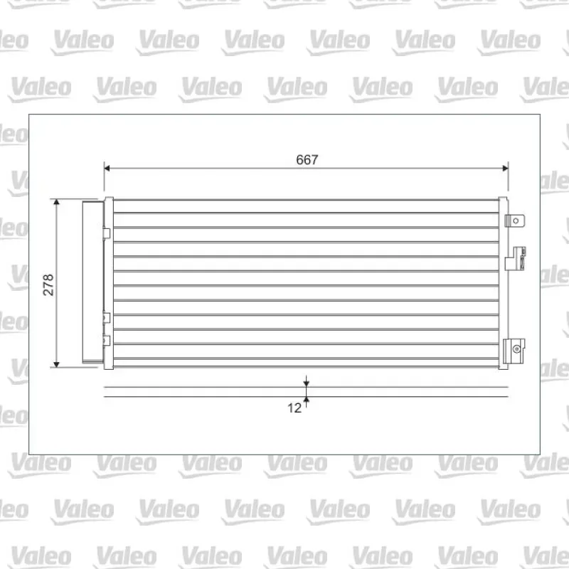 Klima Radyatörü VALEO 822574 – Opel Corsa
